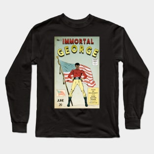 Immortal George Retro Comics. Long Sleeve T-Shirt